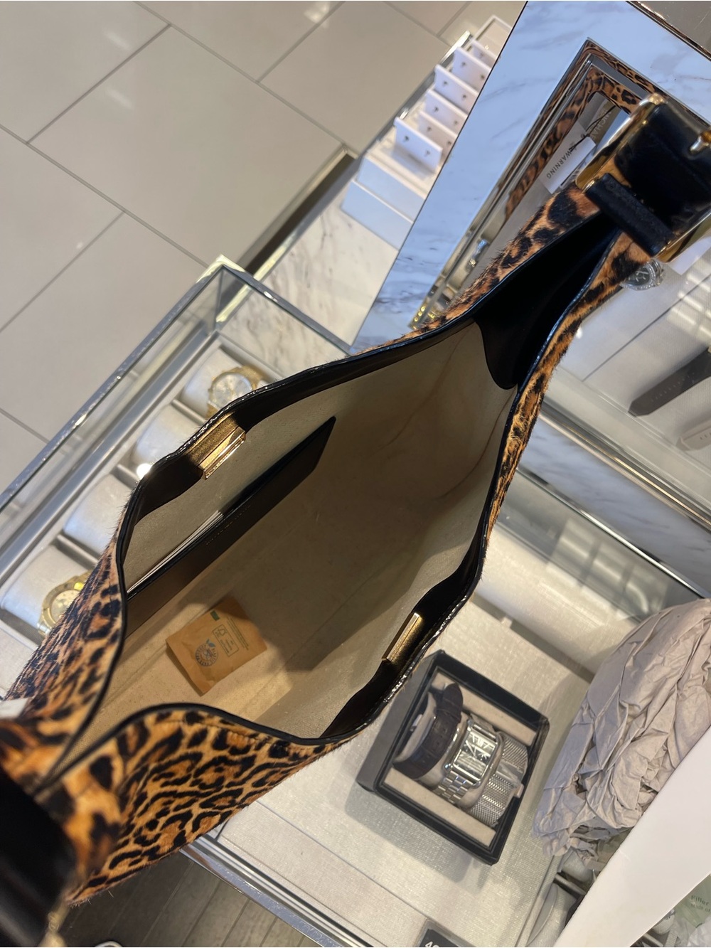 Michael Kors Nolita Large Leopard Print Calf Hair Hobo Shoulder Bag
NWT - Picture 10 of 16